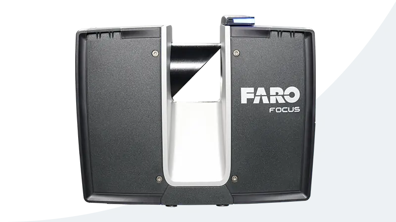 Front view of the FARO FocusS scanner housing used for the FocusS 70 configuration