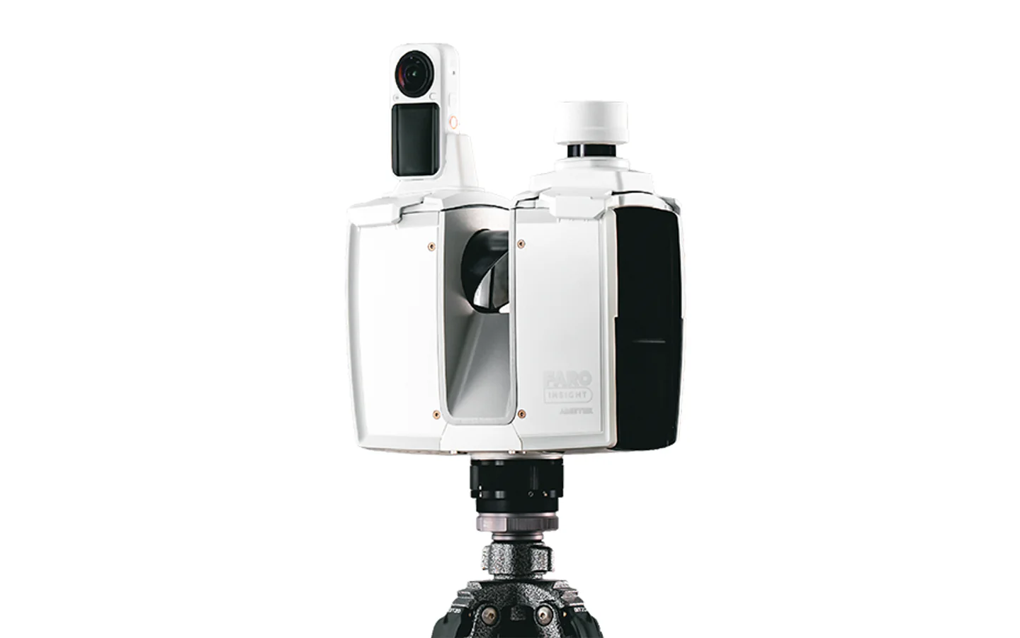 White FARO Focus i.1 X terrestrial laser scanner with top-mounted PanoCam and GNSS/RTK receiver
